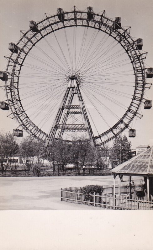 Austria Wien Vienna Ferris Wheel Largest In The World Real Photo