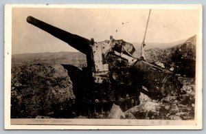 US Army Postcard - WW1 World War 1 - Cannon at Vanryushan