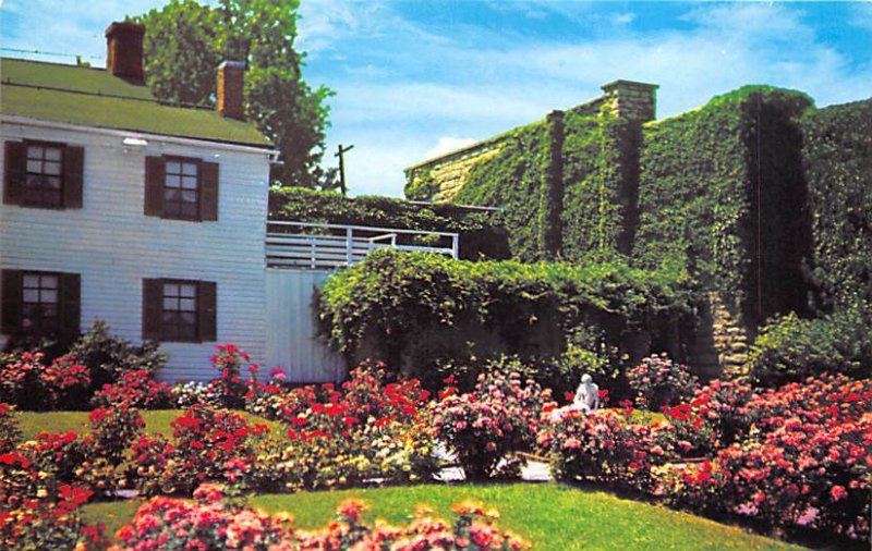 Dulany Mahan Memorial Garden beside the Mark Twain Home in Hannibal, MO, USA ...