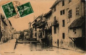 CPA ANNECY Les Canaux (618760)