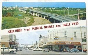 A4233   EAGLE PASS,  TX.   POSTCARD, GREETINGS FROM