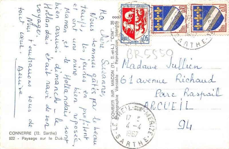 BR5550 Connerre Paysage sur le Due  france