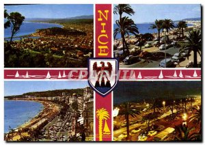 Nice Modern Postcard La Cote D & # 39Azur Remembrance French Riviera Nice