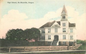 Postcard 1908 Oregon McMinnville High School Sprouse & Sons #18 22-12164