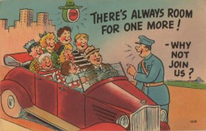 cop postcard: There's Always Room For One More!