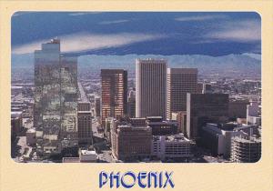 Aerial View Downtown Business Skyline Phoenix Arizona