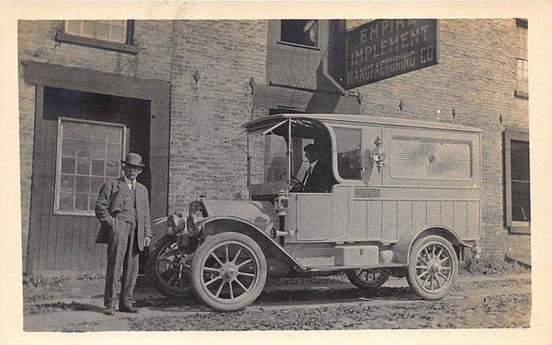 Albany NY James Guild Builder of Funeral Hearse RPPC Postcard