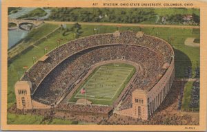 Postcard Stadium Ohio State University Columbus Ohio OH