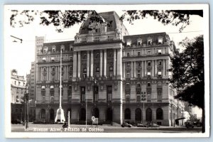 Buenos Aires Argentina Postcard Palacio De Correos c1930's Vintage RPPC Photo