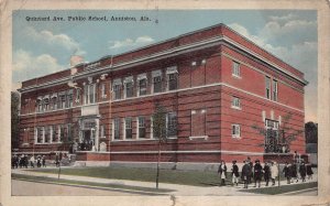 J81/ Anniston Alabama Postcard c1920 Quintard Avenue Public School 328