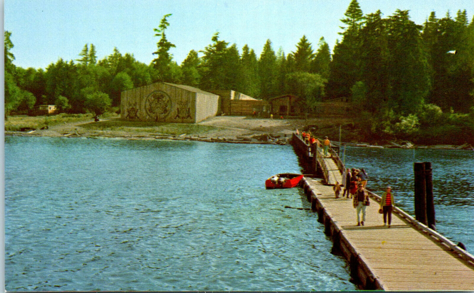 1960s Tillicum Village Blake Island State Park Washington Puget Sound