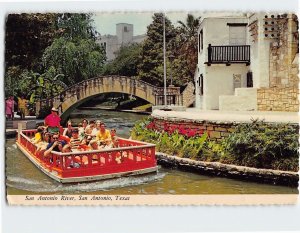 Postcard San Antonio River, San Antonio, Texas