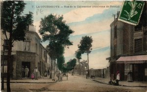 CPA La COURNEUVE Rue de la Convention Ancienne de BONDY (569436)