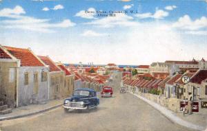 Cerrro Altena Curacao NWI Altena Hill Street Scene Coke Sign Postcard J79035