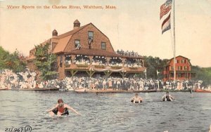 Water Sports in Waltham, Massachusetts on the Charles River.