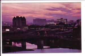 Night Skyline of Downtown, Winnipeg Manitoba