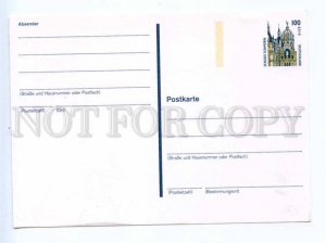 420248 GERMANY 100p Scloss Schwerin postal postcard