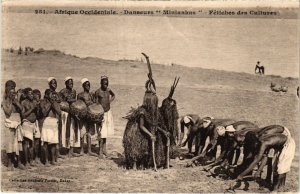 PC ED. FORTIER DANSEURS MINIANKAS FETICHES DES CULTURES SENEGAL (a35590)