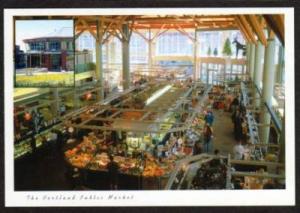 ME View Interior PORTLAND Public Market MAINE Postcard