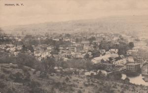 Bird's Eye View of Tioughnioga River and Homer NY, New York - pm 1926