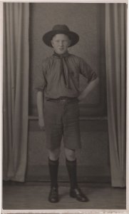 Norwich Boy Scout Antique Scouting Real Photo Norfolk Postcard