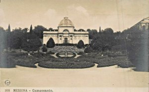 MESSINA SICILY ITALY~CAMPOSANTO PHOTO 1910s POSTCARD