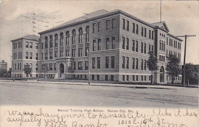 Missouri Kansas City Manual Training School 1906