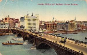 B86121 london bridge and adelaide house ship bateaux   london   uk