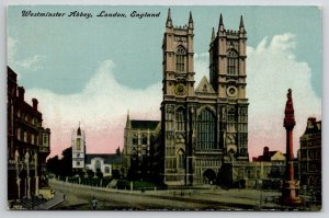 Westminster Abbey London 1912 Iowa To Davidson Family Long Pine NE Postcard A36