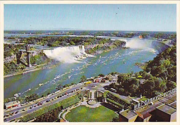 Canada Aerial View Niagara Falls Ontario