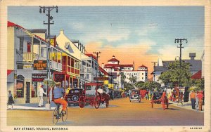 Bay Street Nassau in the Bahamas Postal used unknown 