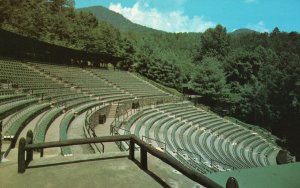Cherokee North Carolina, Mountainside Theatre From Natural Amphitheatre Postcard