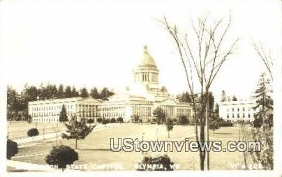 Real Photo - State Captiol Building - Olympia, Washington WA  