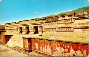 VINTAGE POSTCARD THE RUINS OF MITLA AT OAX MEXICO