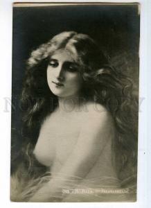 246556 NUDE Lady LONG HAIR by Angelo ASTI vintage RUSSIA PC