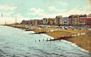 HERNE BAY KENT ENGLAND~SEA FRONT~WRENCH SERIES 1905 PMK POSTCARD