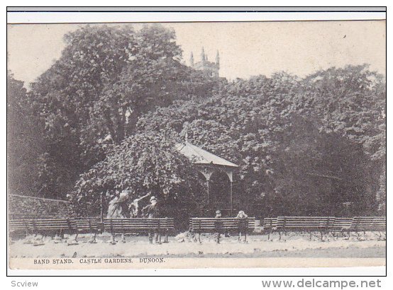 DUNOON, Scotland, UK, PU-1905; Band Stand, Castle Gardens