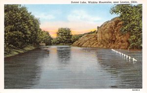 Sunset Lake Wichita Mountains - Lawton, Oklahoma OK