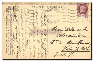 Old Postcard Canadian extreme north of the Missions bishop arrives at his ten...