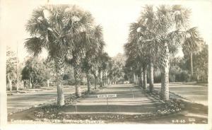 Entrance Silver Springs Florida 1940s RPPC Photo Postcard 12606