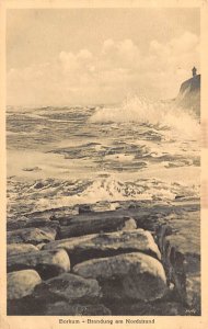 Borkum Brandung am Nordstrand Holland Unused 