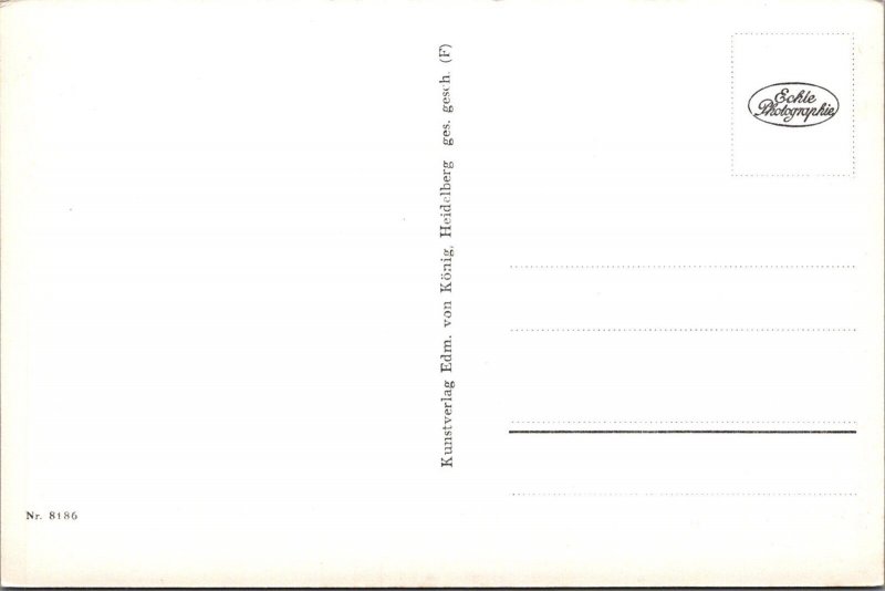 Germany Postcard - Heidelberg - Blick Vom Philosophenweg  RS30273