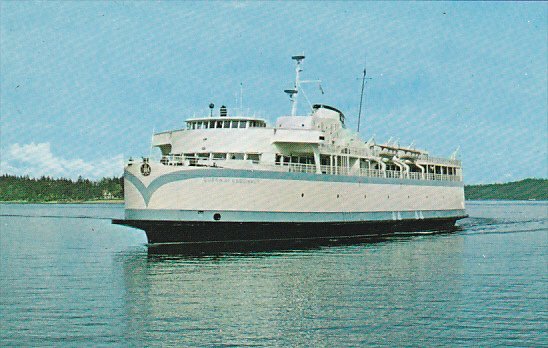 Canada Ferry M V Queen Of Esquimalt British Columbia