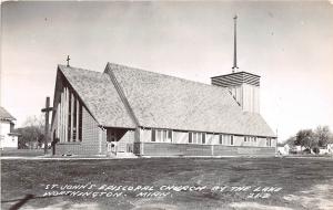 D5/ Worthington Minnesota Photo RPPC Postcard 1959 St John's Episcopal Church