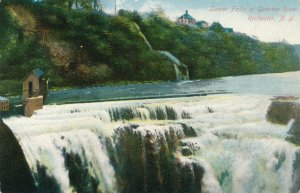 Rochester NY, New York - Above the Lower Falls of the Genesee River - DB