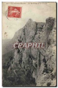 Old Postcard La Sainte Baume St Pilon and the Cave