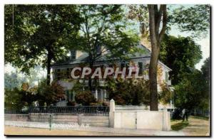 Old Postcard Langdon residence Portsmouth N H