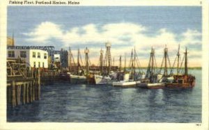 Fishing Fleet - Portland, Maine ME  