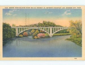 Linen BRIDGE SCENE Kingsport & Johnson City Tennessee TN d4688