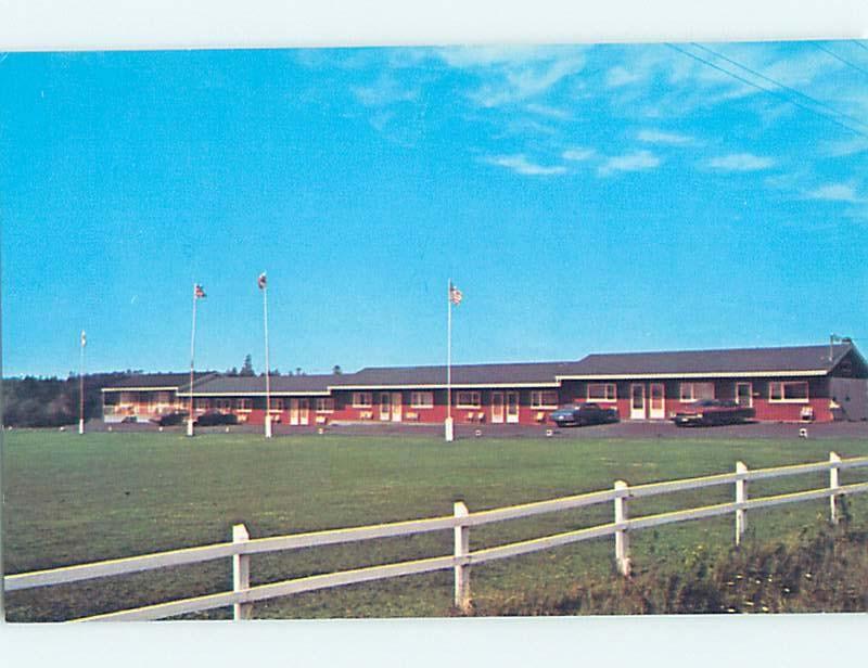 Unused Pre-1980 MOTEL SCENE Charlottetown Prince Edward Island PE B6444